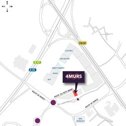 plan d'accès 4MURS Roncq