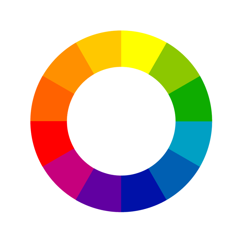 couleurs cercle chromatique