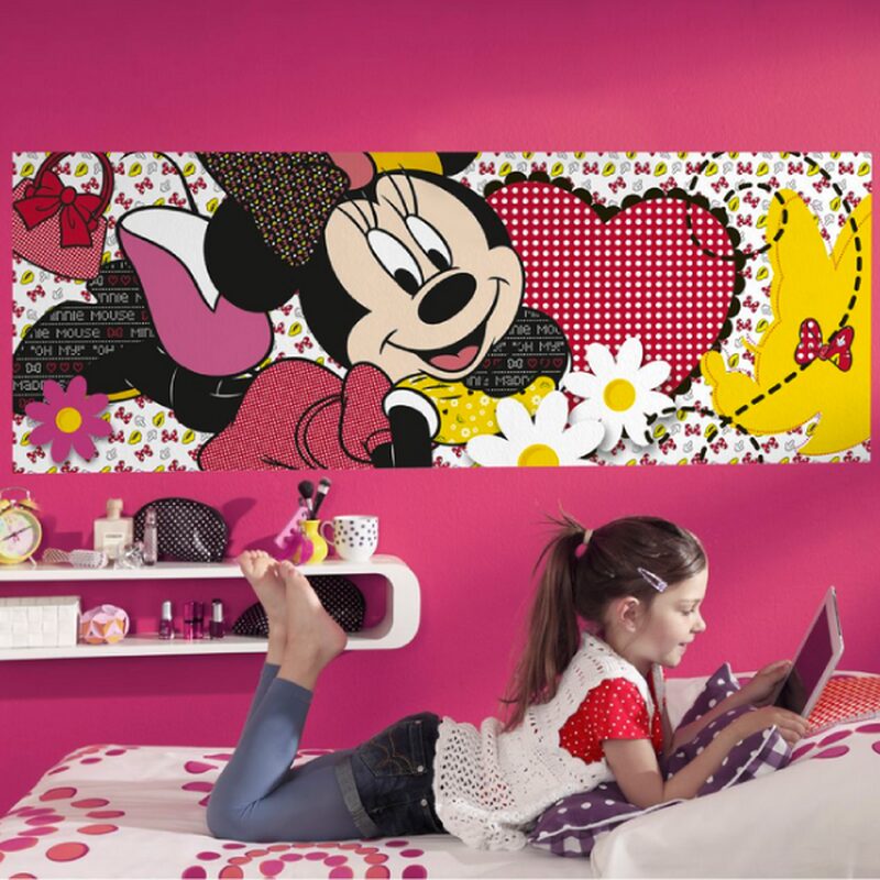 Poster extra large MINNIE REVEUSE 202 x 73 cm