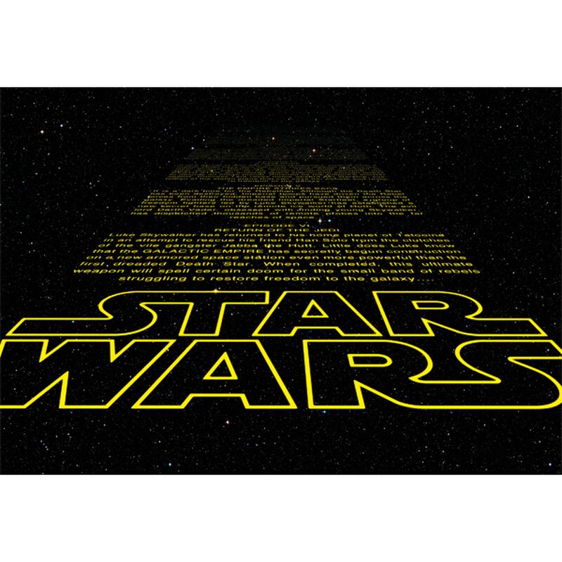 Poster extra large STAR WARS INTRO 368 x 254 cm