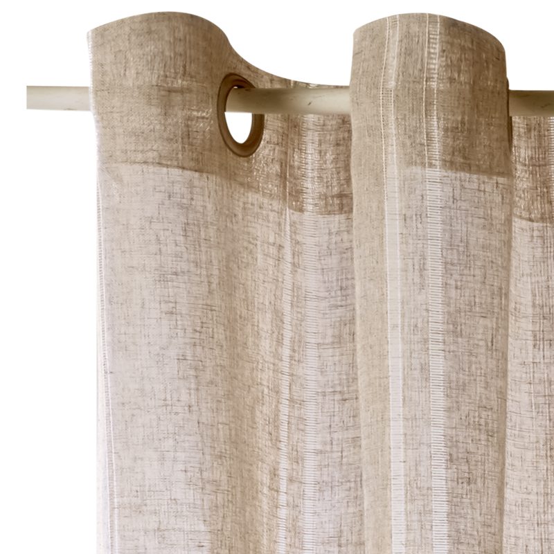 Voilage JOUR DE LIN coloris beige naturel 150 x 260 cm