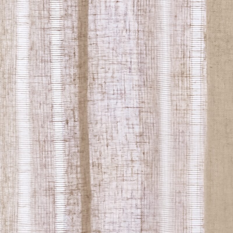 Voilage JOUR DE LIN coloris beige naturel 150 x 260 cm