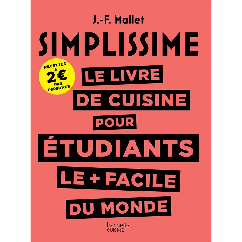 Livre culinaire SIMPLISSSIME LIVRE CUISINE POUR ETUDIANTS