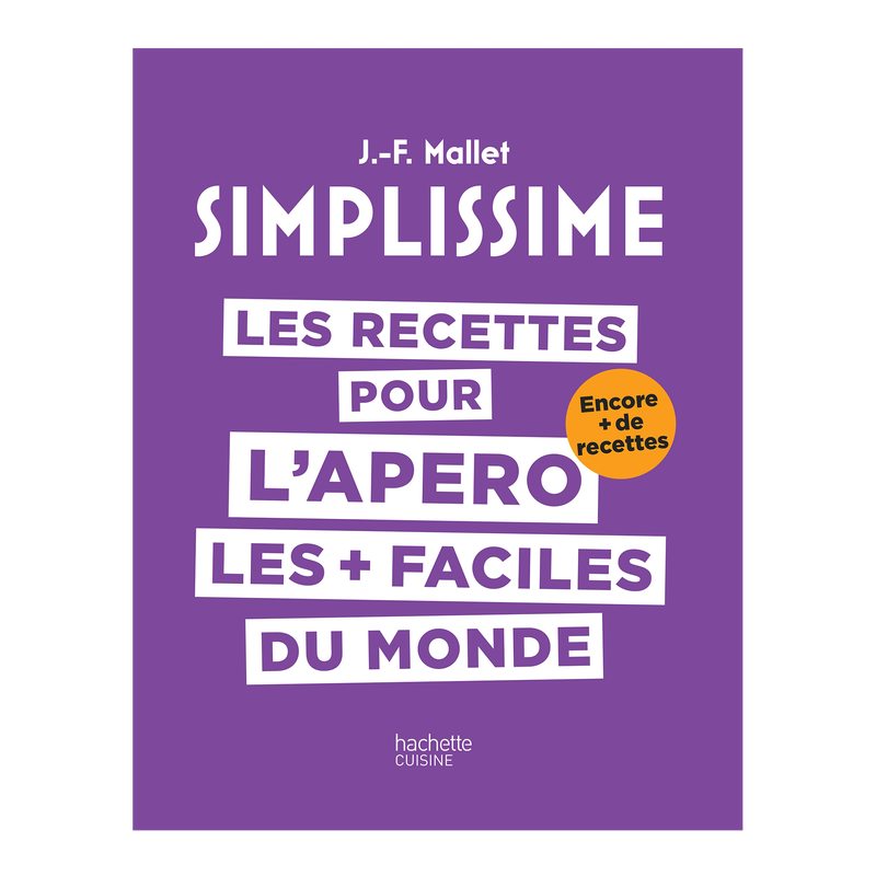 Livre culinaire SIMPLISSIME LES RECETTES POUR L'APERO LES + FACILES DU MONDE