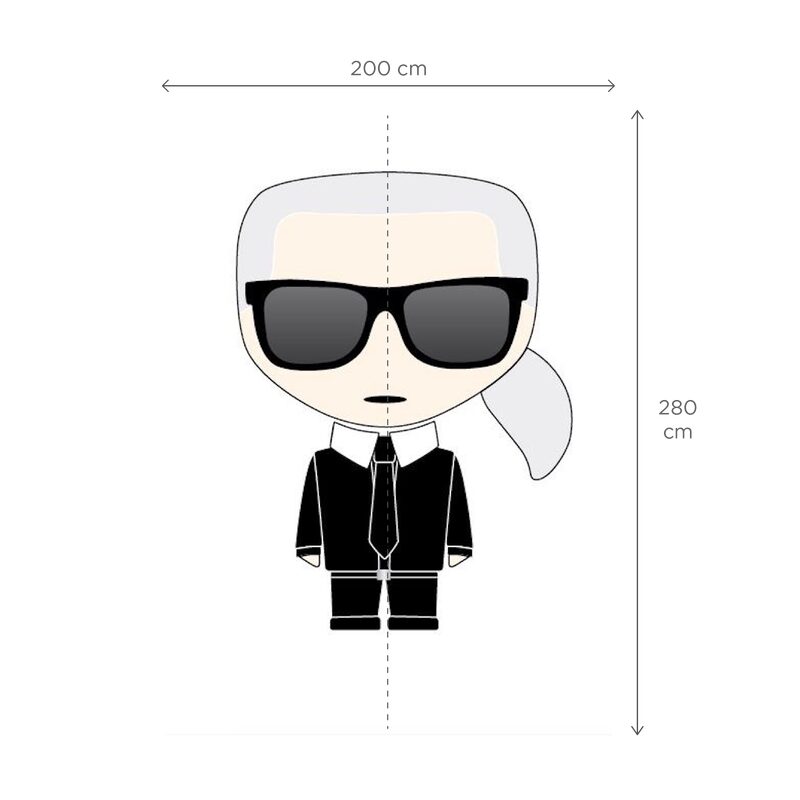 Papier peint panoramique L KARL LAGERFELD  IKONIK 200 x 280 cm