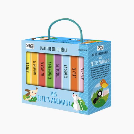 Sassi Junior Livre enfant MA PETITE BIBLIOTHÈQUE MES PETITS ANIMAUX