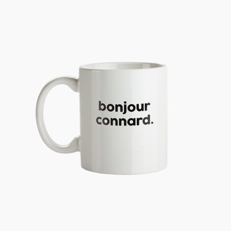 Félicie aussi Mug BONJOUR CONNARD coloris blanc