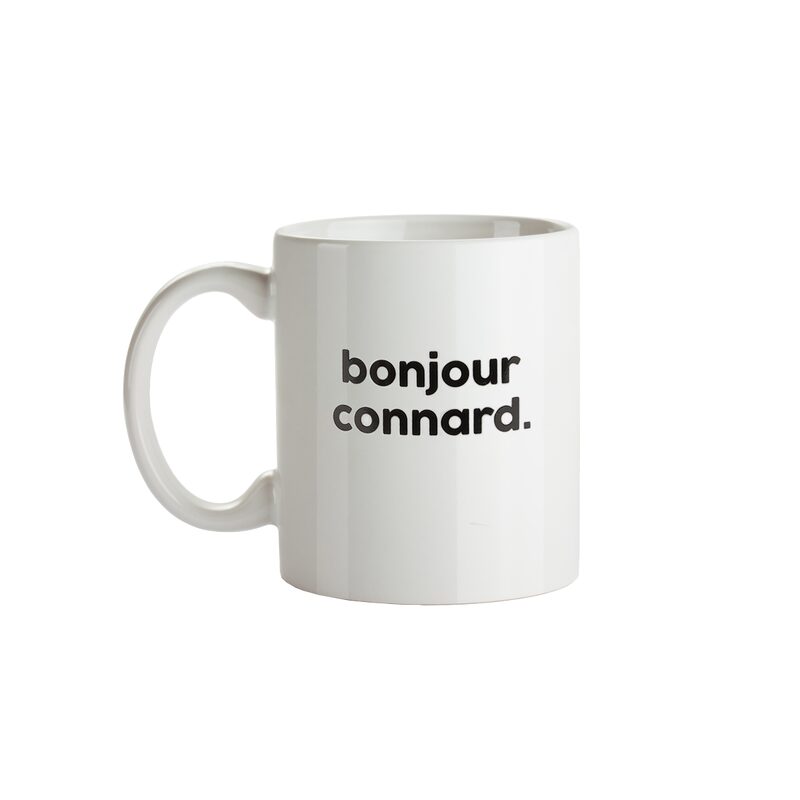 Mug BONJOUR CONNARD coloris blanc