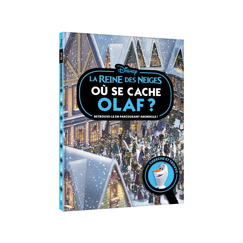 Livre enfant LA REINE DES NEIGES - OU SE CACHE OLAF ?