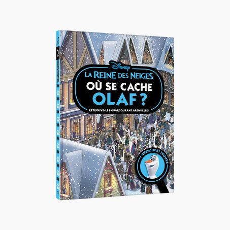 Livre enfant LA REINE DES NEIGES - OU SE CACHE OLAF ?