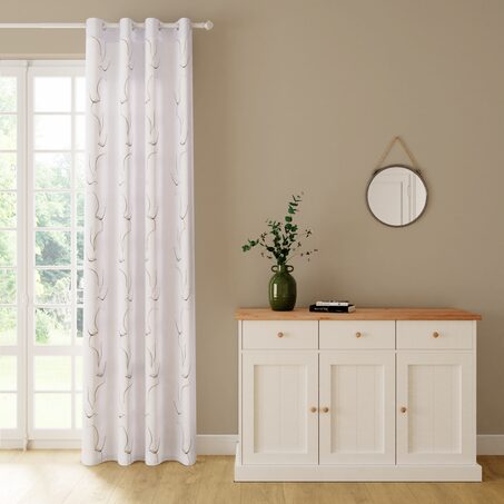 Voilage MAEVA coloris beige 140 x 240 cm