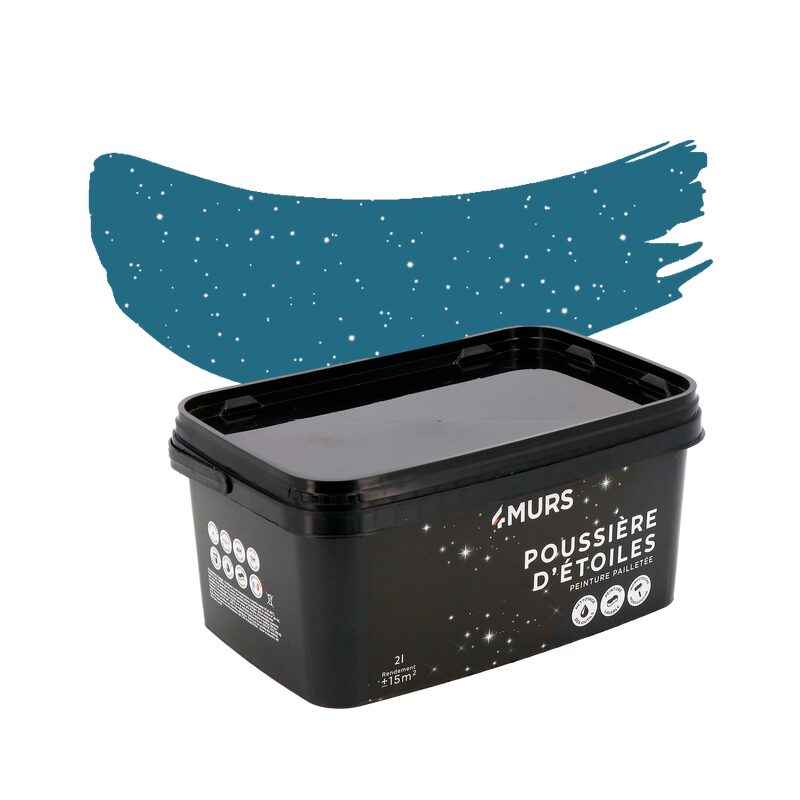 Peinture POUSSIÈRE D'ÉTOILES Acrylique bleu Alnitak Mat 2 L