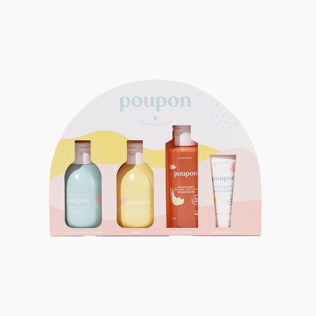 POUPON Coffret cosmétique VOYAGE P'TIS AVENTURIERS musc blanc et de fleur d’oranger