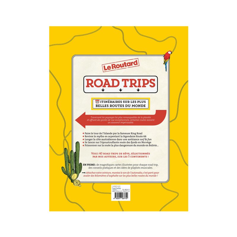 Livre voyage et nature ROAD TRIPS