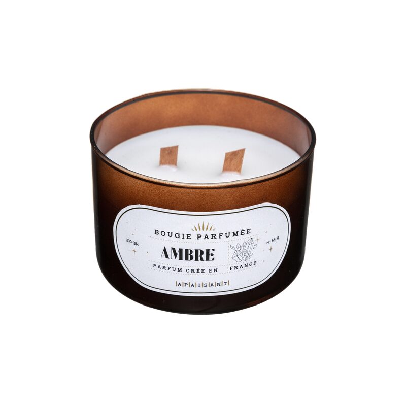 Bougie parfumée SÉLINI AMBRE diamètre 12 cm