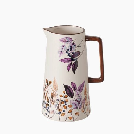 Carafe BRINJA coloris Blanc, violet