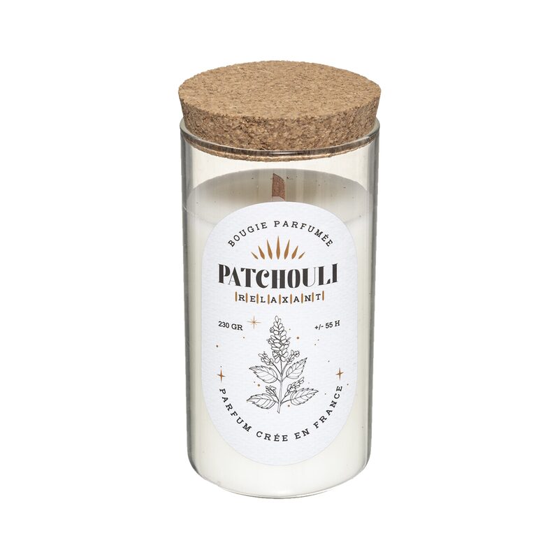 Bougie parfumée SÉLINI Patchouli diamètre 6,5 cm