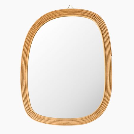 Miroir en bois POLLIS 36 x 46 cm