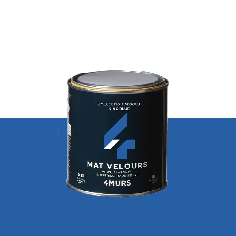 Peinture ABSOLU Acrylique King blue Mat 0,5 L