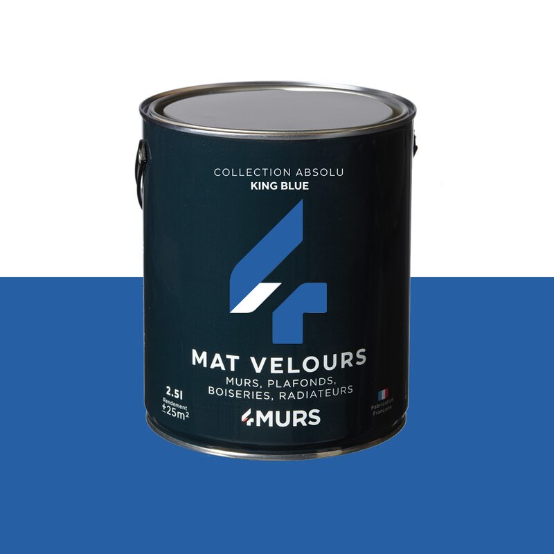 Peinture ABSOLU Acrylique King blue Mat 2,5 L