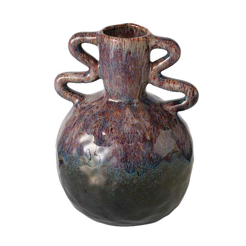 Vase ZYRUS coloris brun