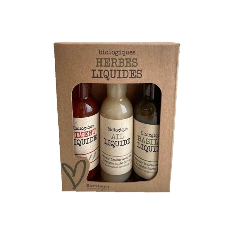 Coffret d'assaisonnement HERBES LIQUIDES