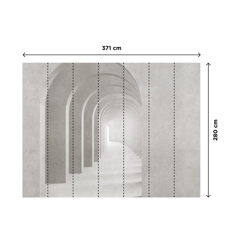Papier peint panoramique XL ALBAN 371 x 280 cm