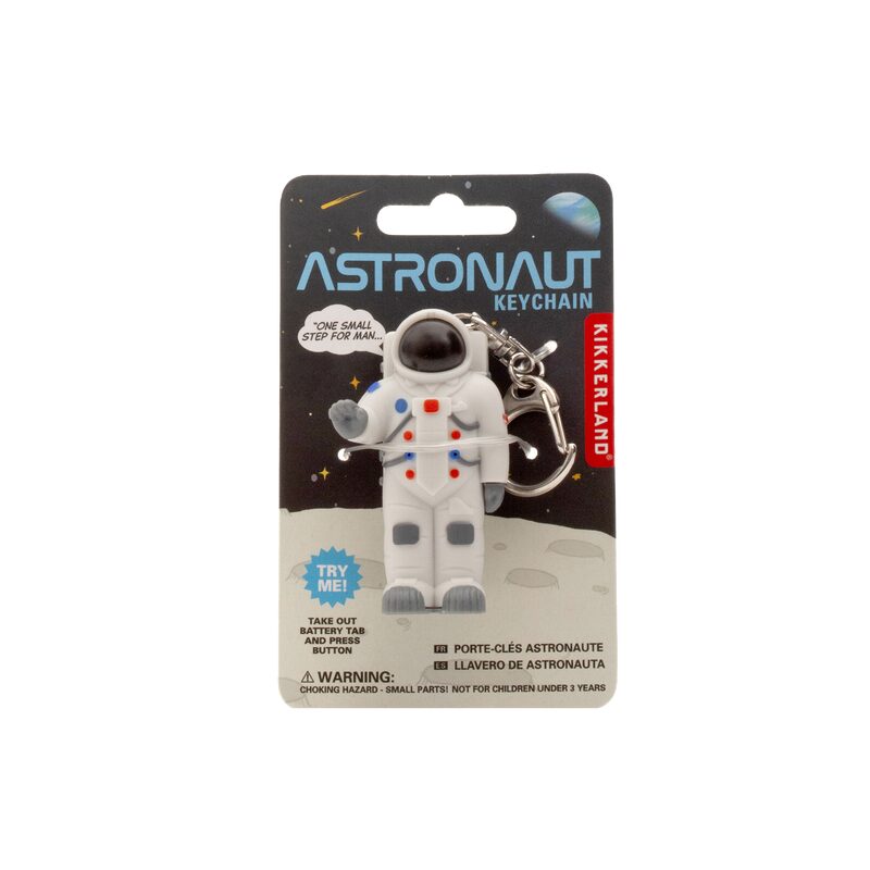 Porte clef ASTRONAUTE coloris blanc