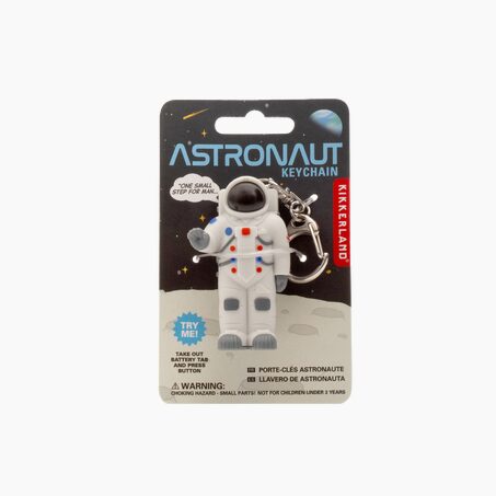 Kikkerland Porte clef ASTRONAUTE coloris blanc