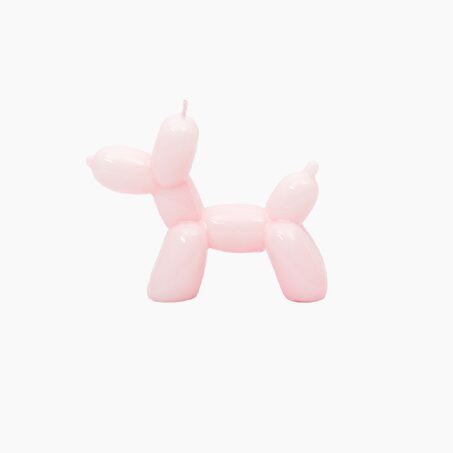 HELIO FERRETTI Bougie DOG coloris rose