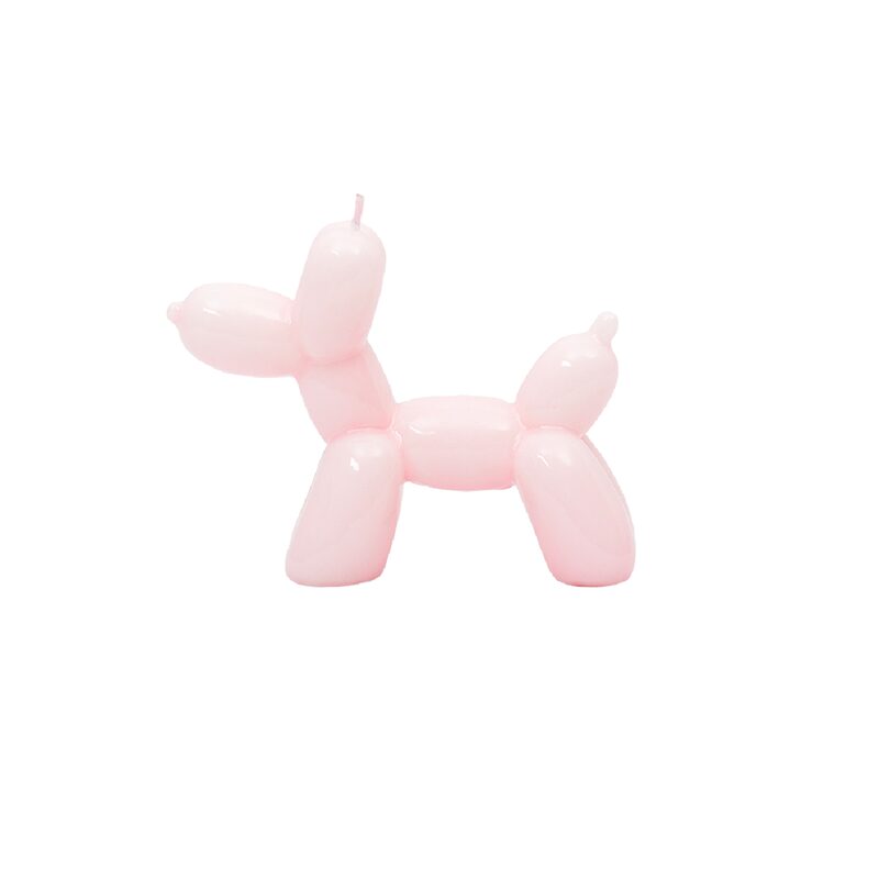 Bougie DOG coloris rose