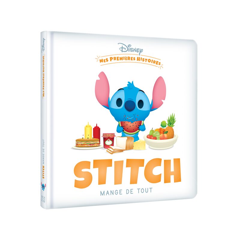 Livre MES PREMIÈRES HISTOIRES - STITCH MANGE DE TOUT