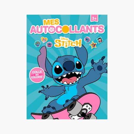 Hachette Pratique Coloriage STITCH - MES AUTOCOLLANTS