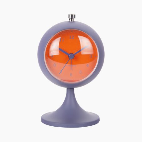 Present Time Horloge à poser ALARME FUNKY coloris mauve