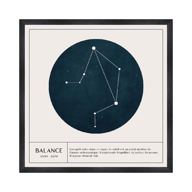 Tableau BALANCE coloris blanc