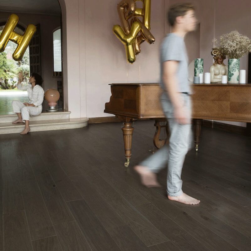 Lame parquet bois ESSENTIEL SILEX coloris silex