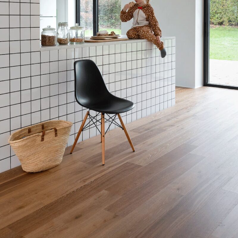 Lame parquet bois ESSENTIEL TERRACOTTA coloris terracotta