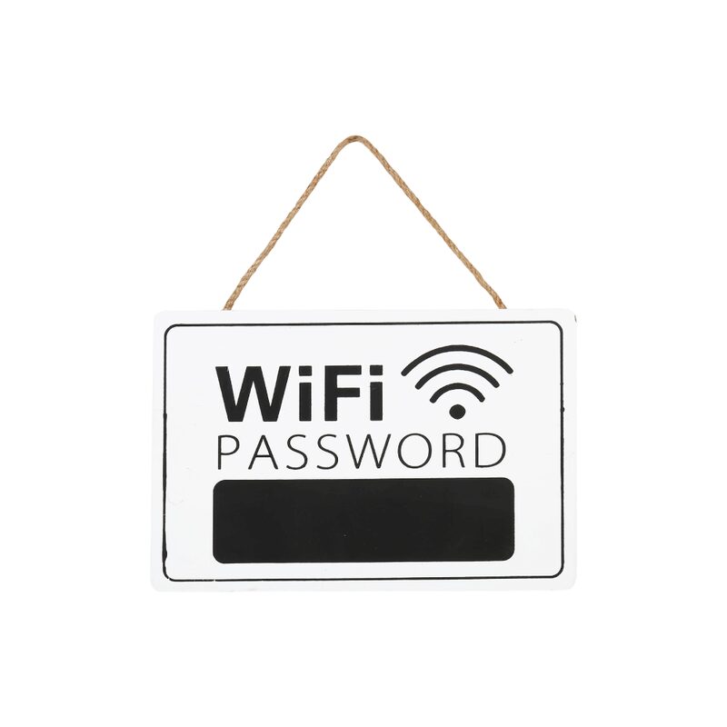 Ardoise WIFI PASSWORD 32,5 x 30 cm