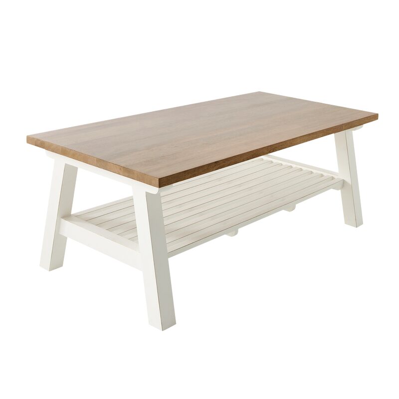 Table basse ETRETAT coloris naturel 60 x 120 cm