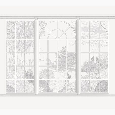 4MURS Papier peint panoramique XL BOW WINDOW 300 x 270 cm