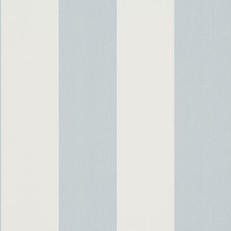 4MURS Papier peint vinyle PODIUM STRIPE bleu grisé et blanc