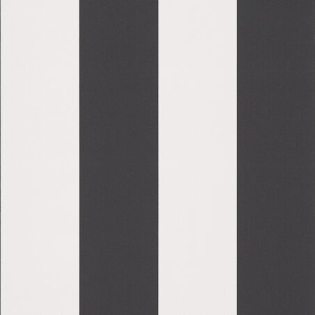 4MURS Papier peint vinyle PODIUM STRIPE noir et blanc