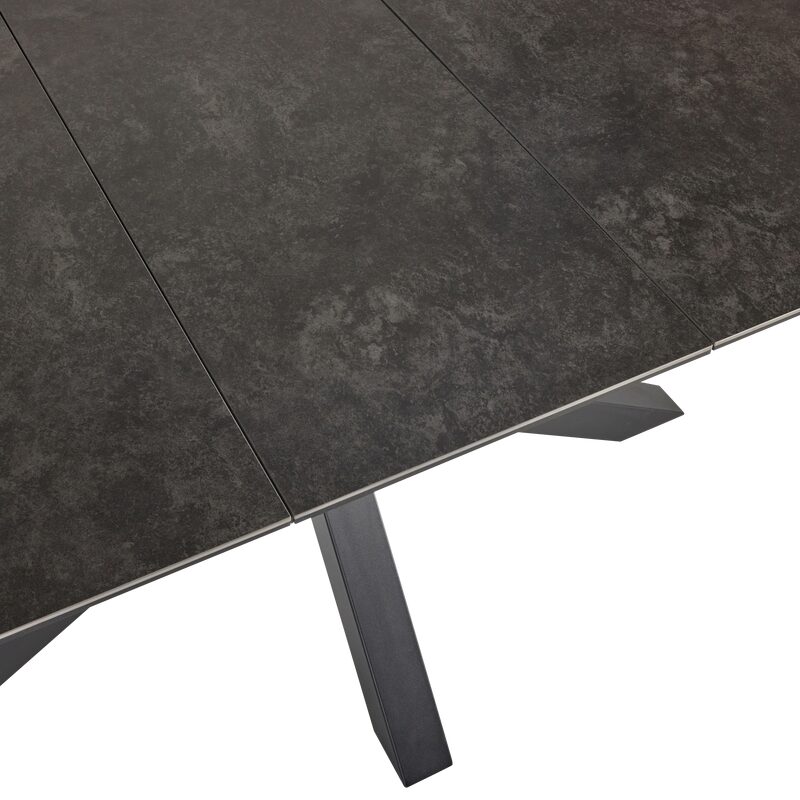 Table extensible ADAM coloris noir 90 x 168 cm