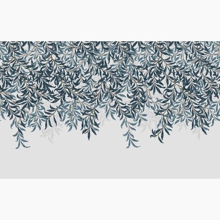 William Morris at Home Papier peint panoramique WILLOW BOUGH XL 400 x 250 cm bleu marine