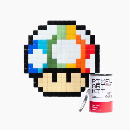 CORNER Kit création PIXEL ART RAINBOW SHROOM