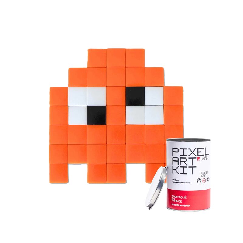 Kit création PIXEL ART GLOOMIE(S) orange