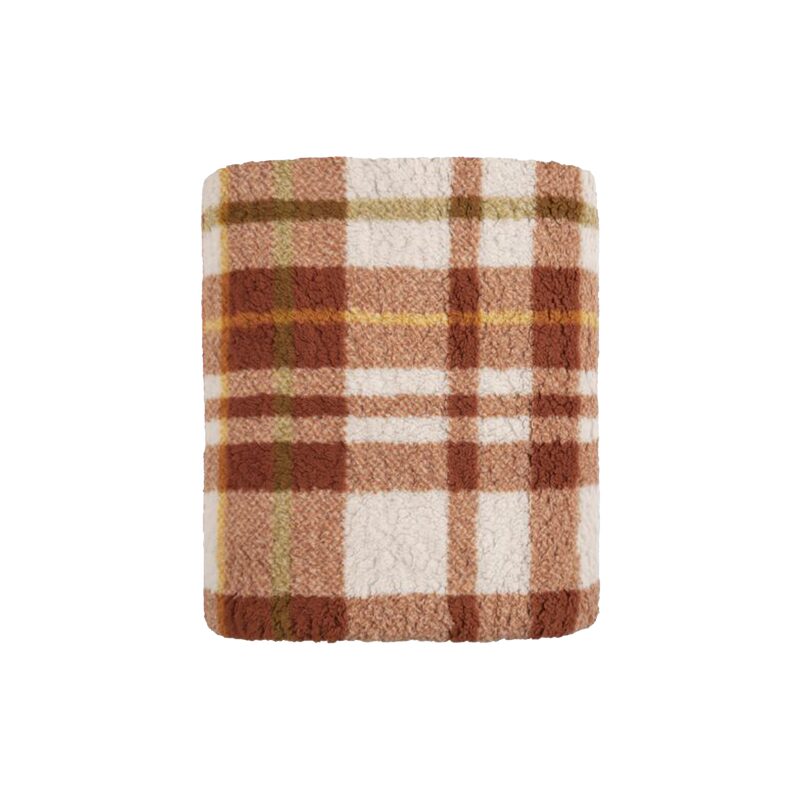 Plaid HAZEL coloris Orange tanné