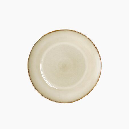 Assiette RACCO coloris beige