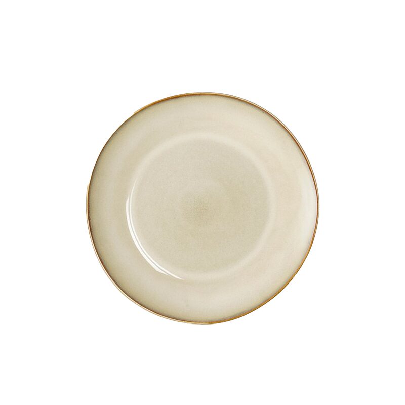 Assiette RACCO coloris beige