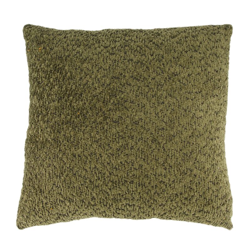 Coussin GAÏA coloris vert mousse 45 x 45 cm